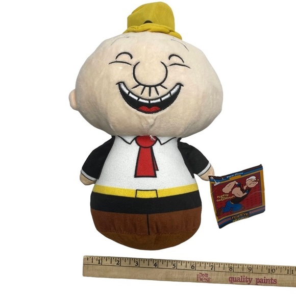 KELLYTOY “Wimpy” From Popeye Plush Stuffed Doll, NWT - Picture 5 of 10
